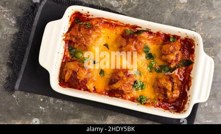 gratin, baked meal, meatballs, gratins, baked meals, meatball Stock Photo