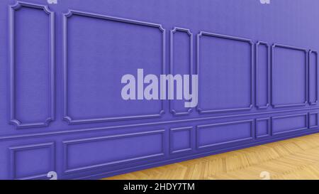 Classic Victorian Style Wood Trim Wall Stock Photo - Alamy