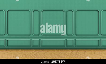 Classic Victorian Style Wood Trim Wall Stock Photo - Alamy