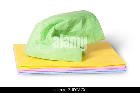 rags, dish towel, rag, dish towels Stock Photo