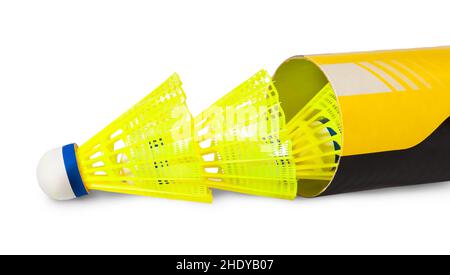 shuttlecock, shuttlecocks Stock Photo