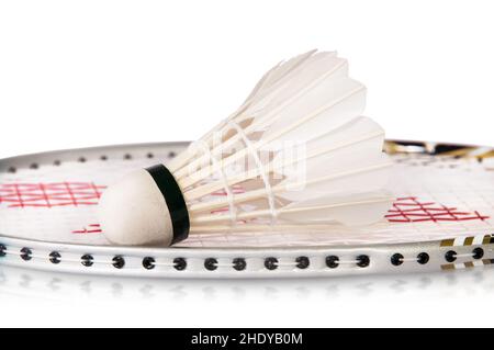 badminton, shuttlecock, badmintons, shuttlecocks Stock Photo