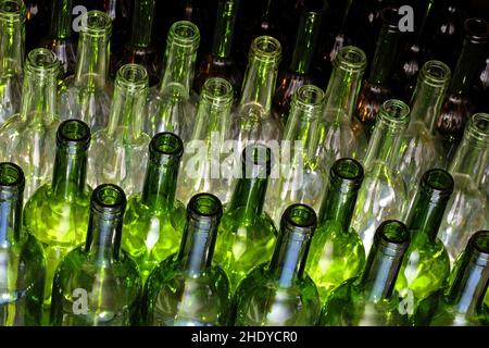 recycling, glass bottle, recycle, glass bottles, glass ware Stock Photo