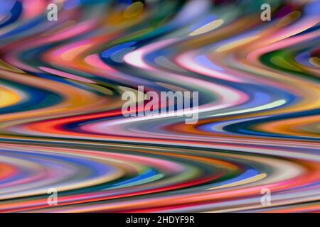 Abstract color background image with soft focus blurred cranked marbles Stock Photo