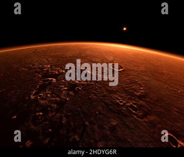 space, astronomy, planet, mars, spaces, astronomies, planets Stock Photo