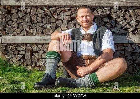 man, bavarian, lederhosen, costumes, guy, men, bavarians, lederhosens, costume Stock Photo