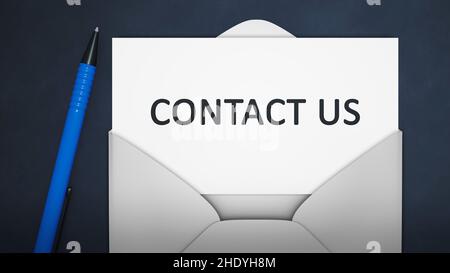 mail, contact, contact us, mails, contacts Stock Photo