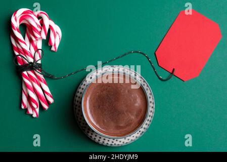 message, sugar bar, hot chocolate, messages, sugar bars, hot chocolates Stock Photo