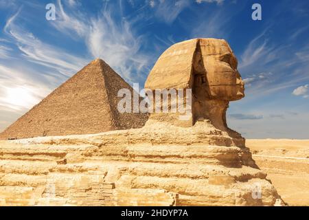 pyramid shape, sphinx, pyramid shapes, sphinxs Stock Photo