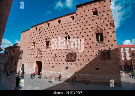 Casa da las Conchas, Salamanca Stock Photo