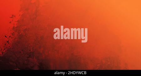 Background marble texture, red and orange gradients, panoramic view Stock Photo