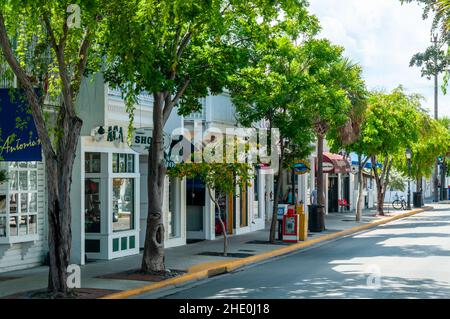 Key West, Duval Street Stock Photo
