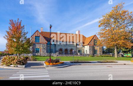 Midland, Michigan, USA - October 24, 2021: The Midland County Courthouse Stock Photo