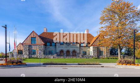 Midland, Michigan, USA - October 24, 2021: The Midland County Courthouse Stock Photo