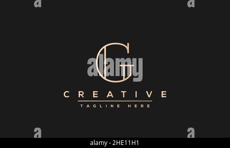 Modern creative letter G vector logo design. Minimalist G Luxury monogram initial based icon Stock Vector