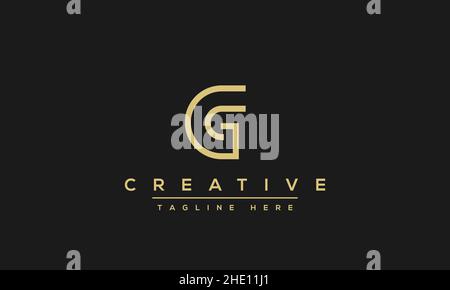 Modern creative letter G vector logo design. Minimalist G Luxury monogram initial based icon Stock Vector