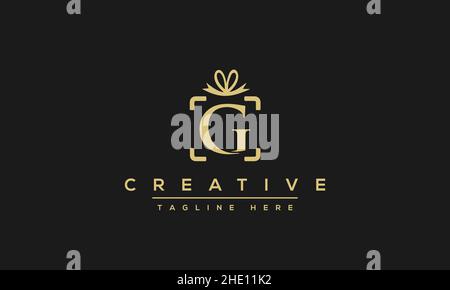 Modern creative letter G vector logo design. Minimalist G Luxury monogram initial based icon Stock Vector