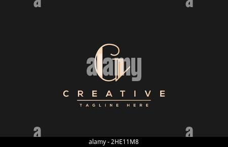 Modern creative letter G vector logo design. Minimalist G Luxury monogram initial based icon Stock Vector