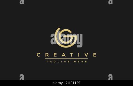 Modern creative letter G vector logo design. Minimalist G Luxury monogram initial based icon Stock Vector