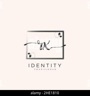 RX Handwriting logo vector art of initial signature, wedding, fashion, jewerly, boutique, floral and botanical with creative template for any company Stock Vector