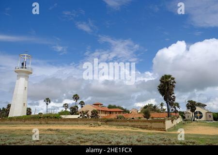 Sri Lanka Jubilee Mawatha - Thalawila Light House and St Annes Shrine Area Stock Photo