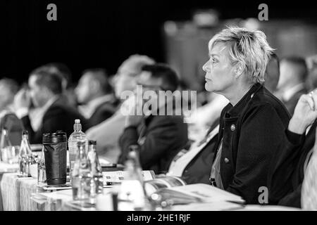 Johannesburg, South Africa - August 21, 2018: Delegates attending sales convention at large conference centre Stock Photo