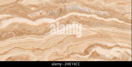 Brown marble dark veins stone texture background Stock Photo