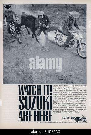 July 1965 'Playboy' magazine issue advert, USA Stock Photo