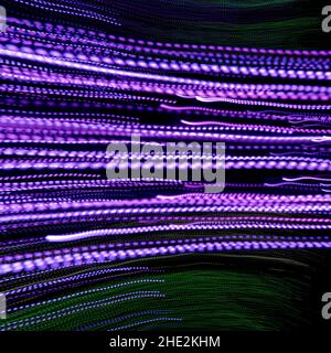 Abstract made from Christmas lights motion blur for a background Stock Photo