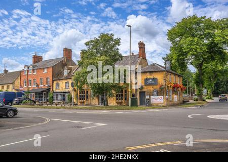 Moreton in Marsh in the Cotswolds Stock Photo