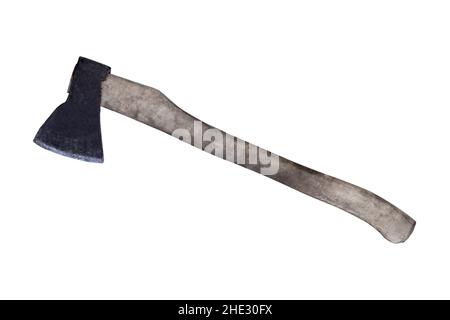 Ax close up isolated on white background Stock Photo