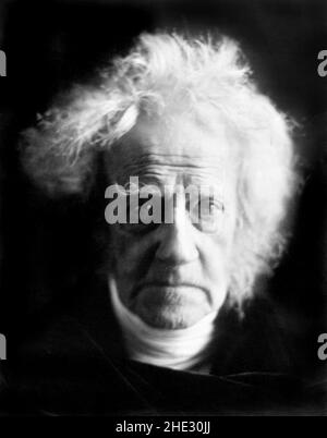 John Herschel. Portrait of Sir John Frederick William Herschel (1792-1871) by Julia Margaret Cameron, 1867 Stock Photo