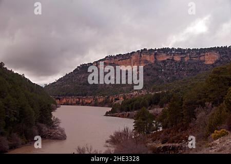 Serrania de Cuenca Natural Park Stock Photo