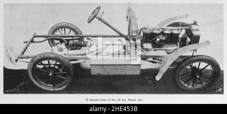 Rover 16 chassis. Stock Photo