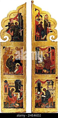 Royal door icons Russia II. Stock Photo