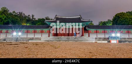 Gyeonghui Palace Gyeonghuigung built by the Joseon Dynasty in Seoul, capital of South Korea on 5 October 2021 Stock Photo