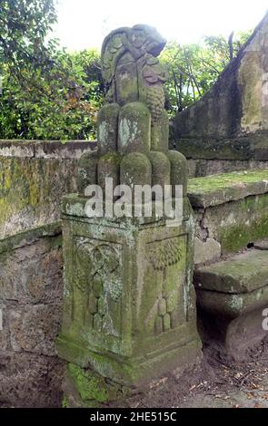 Ruspoli emblem - Castello Ruspoli - Vignanello, Italy Stock Photo