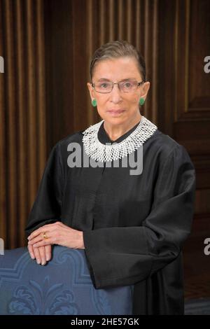 Ruth Bader Ginsburg official SCOTUS portrait. Stock Photo