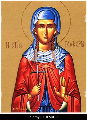 Saint Glyceria. Stock Photo