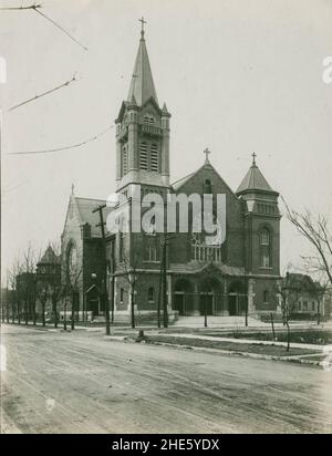 Saint Laurence Church, Chicago, 1913 Stock Photo