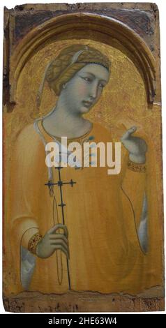 Sainte agathe-1315-Pietro Lorenzetti- Stock Photo