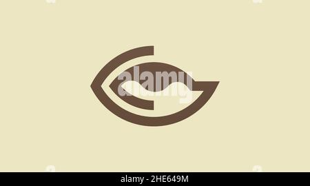 An Eye Logo Design Concept Vector. Focus Eye Vision Design Logo Template Stock Vector