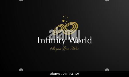 Infinity Logo Design Concept Vector. Elegant Logo Design Concept for Infinity Logo Template Stock Vector