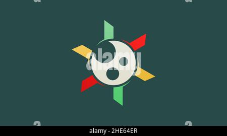 An Eye Logo Design Concept Vector. Focus Eye Vision Design Logo Template Stock Vector