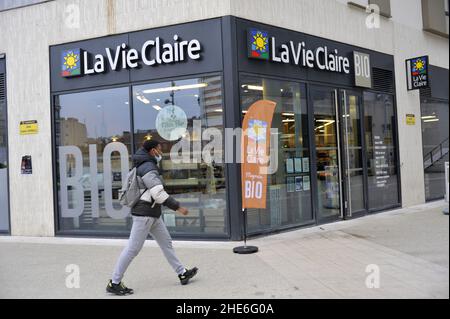 FRANCE. SEINE-SAINT-DENIS (93) BAGNOLET. LA VIE CLAIRE ORGANIC SUPERMARKET Stock Photo