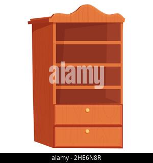 display magazine rack cartoon vector illustration Stock Vector Image ...