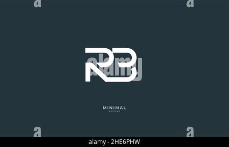 Initial RB letter linked logo vector template. Swoosh letter RB logo ...