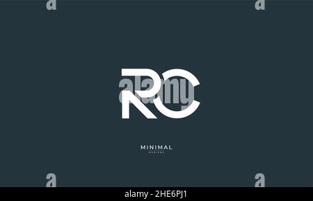 Alphabet letter icon logo RC Stock Vector Image & Art - Alamy