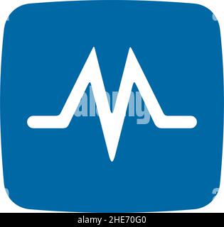 Music app technology vector logo design Stock Vector