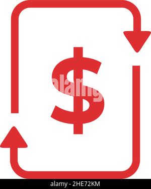 Top Up digital money balance app vector logo design Stock Vector